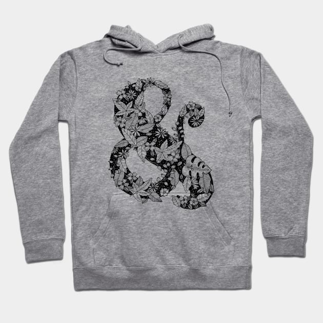 Florals Ampersand Hoodie by aftrisletter